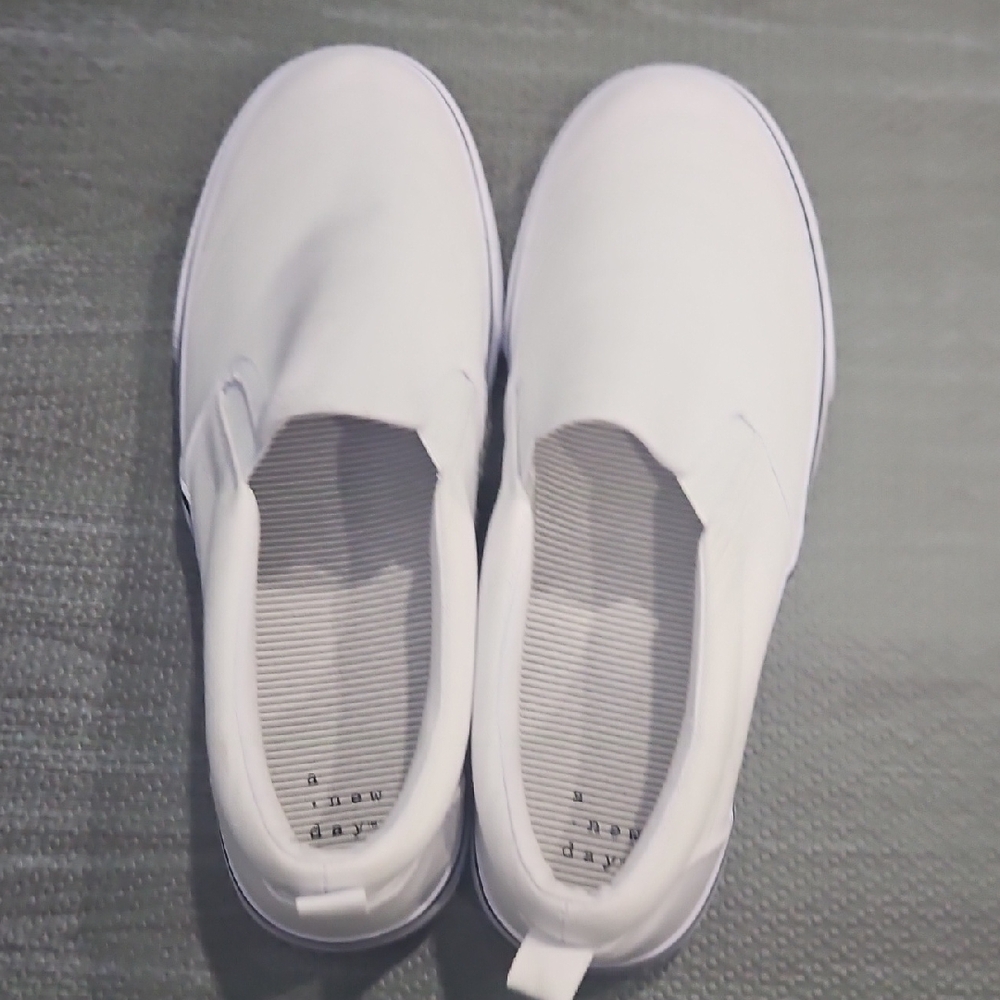 a new day White Casual Slip-On Shoes